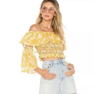 Yellow Tularosa Top